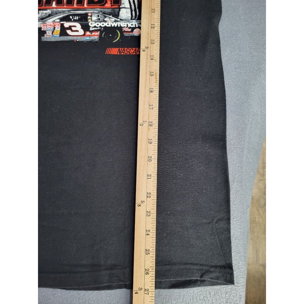 Chase Authentics Dale Earnhardt #3 INTIMIDATOR NASCAR Racing T Shirt Front Back - Picture 7 of 10